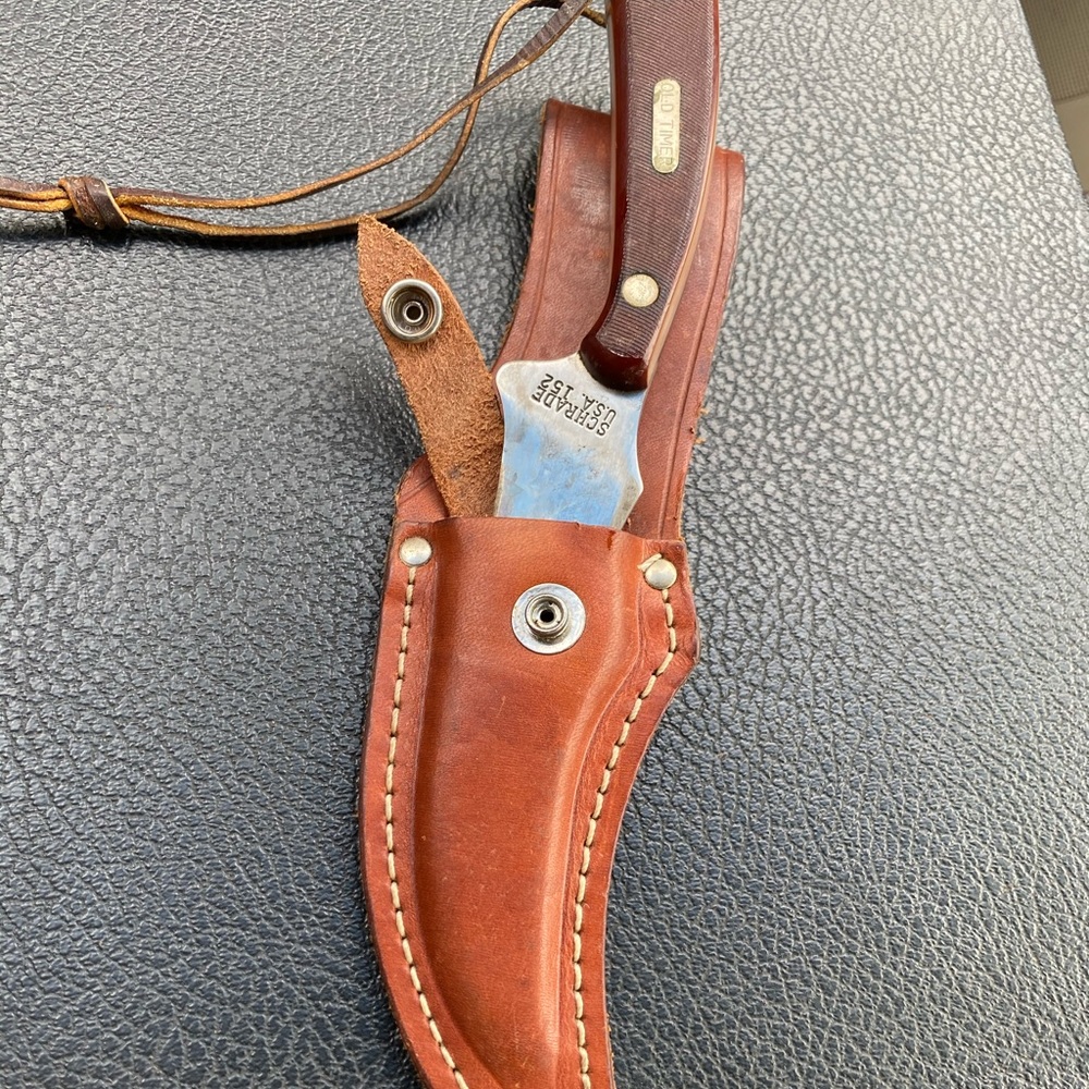 Schrade vintage knife with Sheath